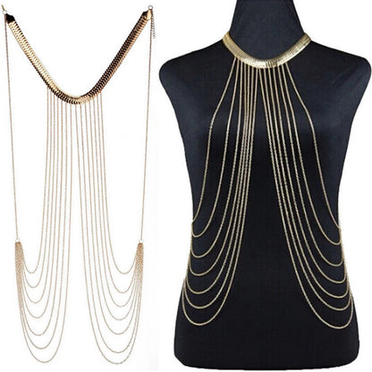 Collier long en alliage avec pompon pour femme – mode sexy JO Présidence .