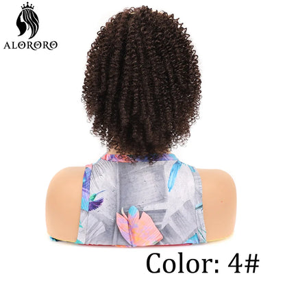 Queue de cheval bouffante afro bouclée synthétique à clip .