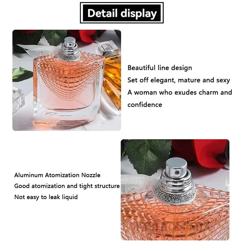 Parfum femme True Love Rose 75 ml – frais, naturel, longue tenue, romantique .