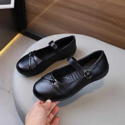 Chaussures polyvalentes cuir petites filles – Modèle scolaire, cérémonies et spectacles