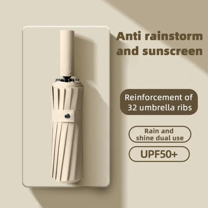 Parapluie Xiaomi Youpin double couche anti-vent, 16 côtes, protection UV, pluie et soleil