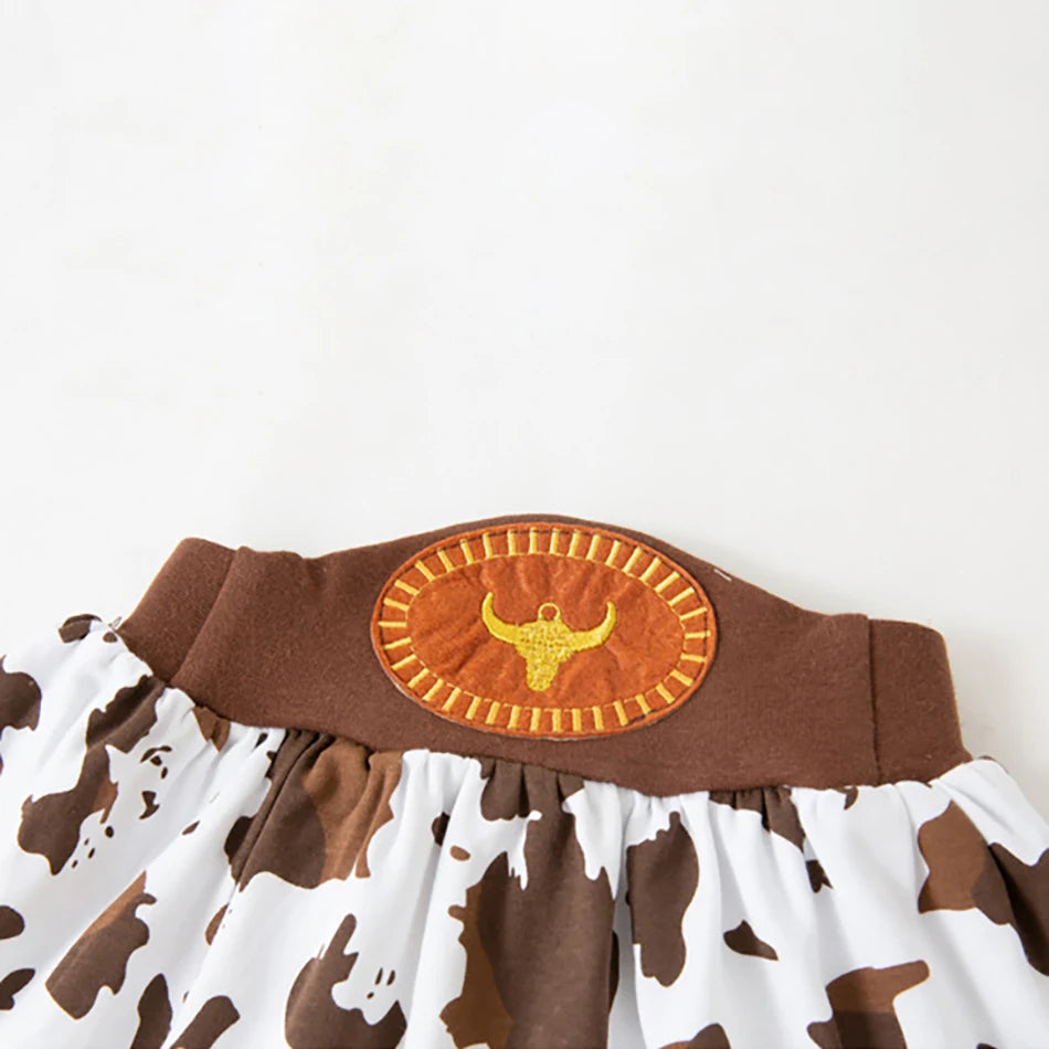 Costume Cowboy fille – Ensemble 4/5 pièces, jupe, gilet, cosplay Halloween