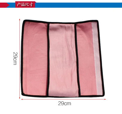 Housse de ceinture de sécurité enfant – épaulière mignonne en peluche pour voiture