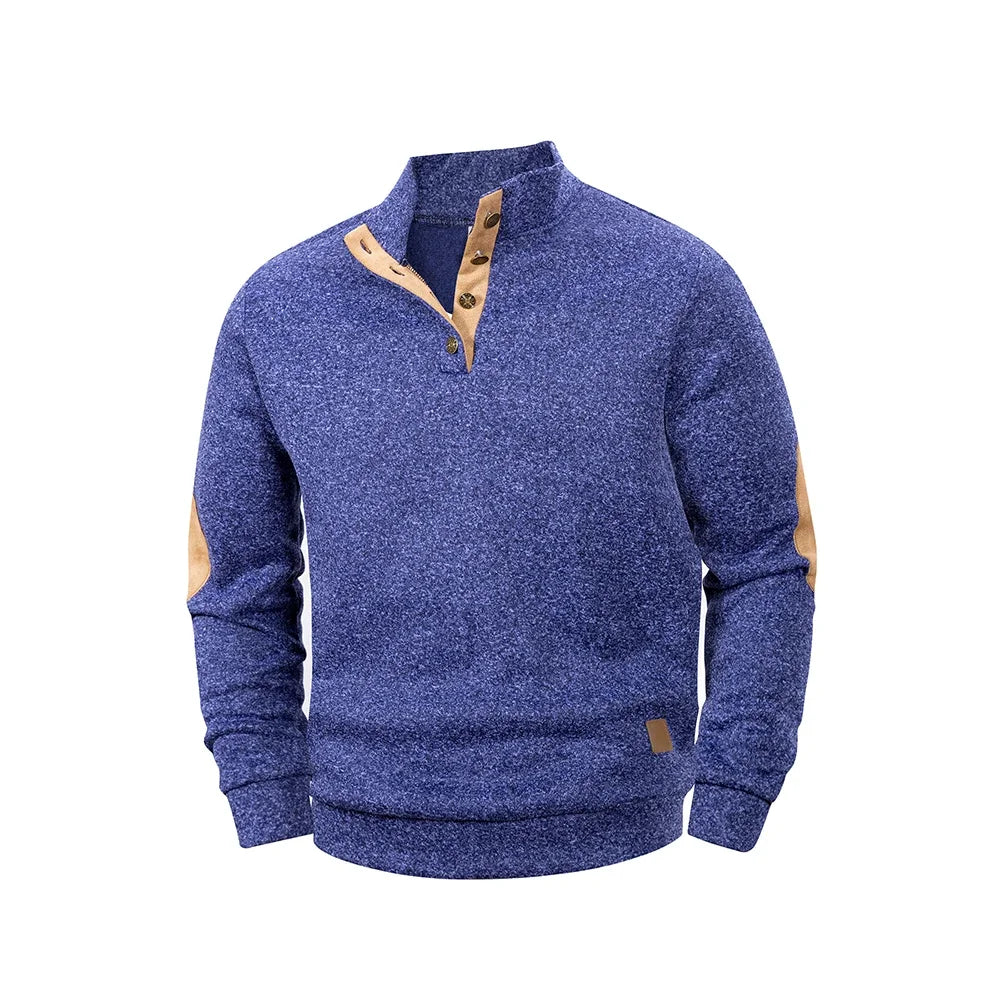 Pull Homme Décontracté – Col Montant Mode