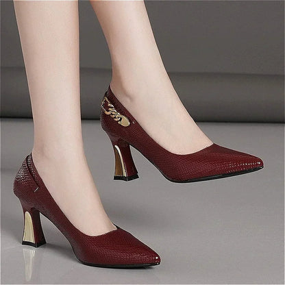 Escarpins pointus à talons hauts pour femmes, sandales provoqué élégantes, sexy, mode de créateur, fête, printemps, nouveau, tendance,