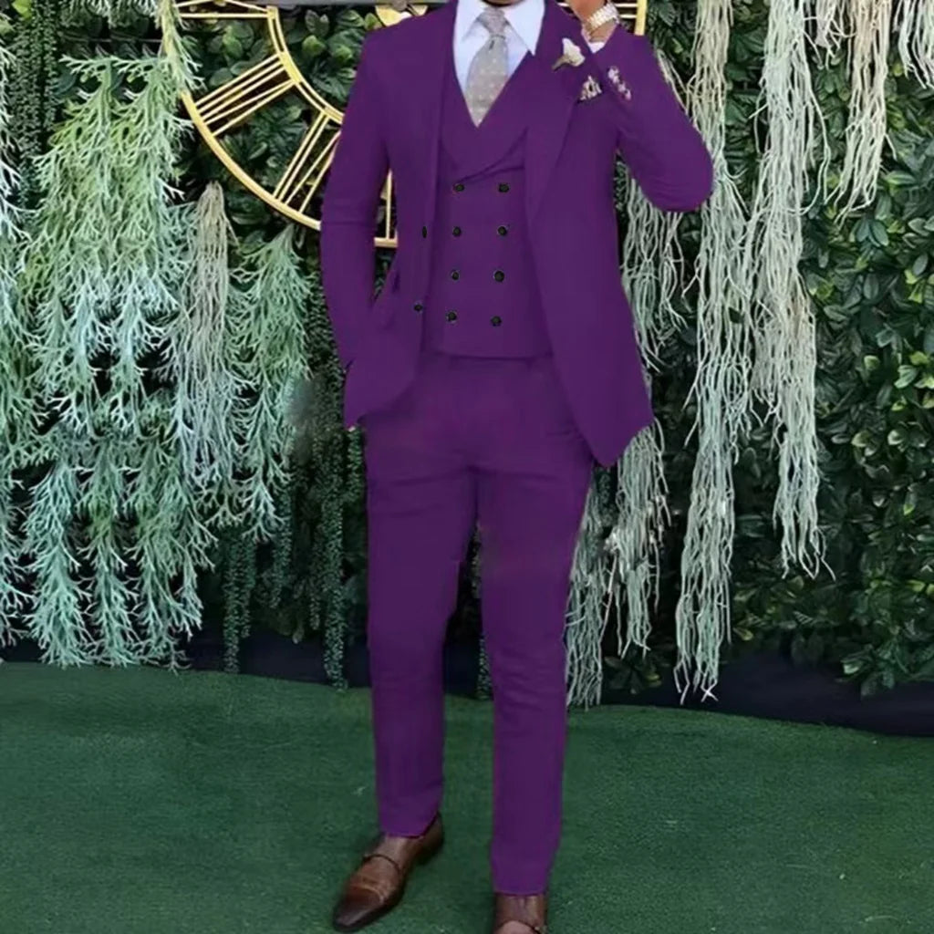 Costume 3 pièces homme : blazer, gilet, pantalon – mariage & affaires .