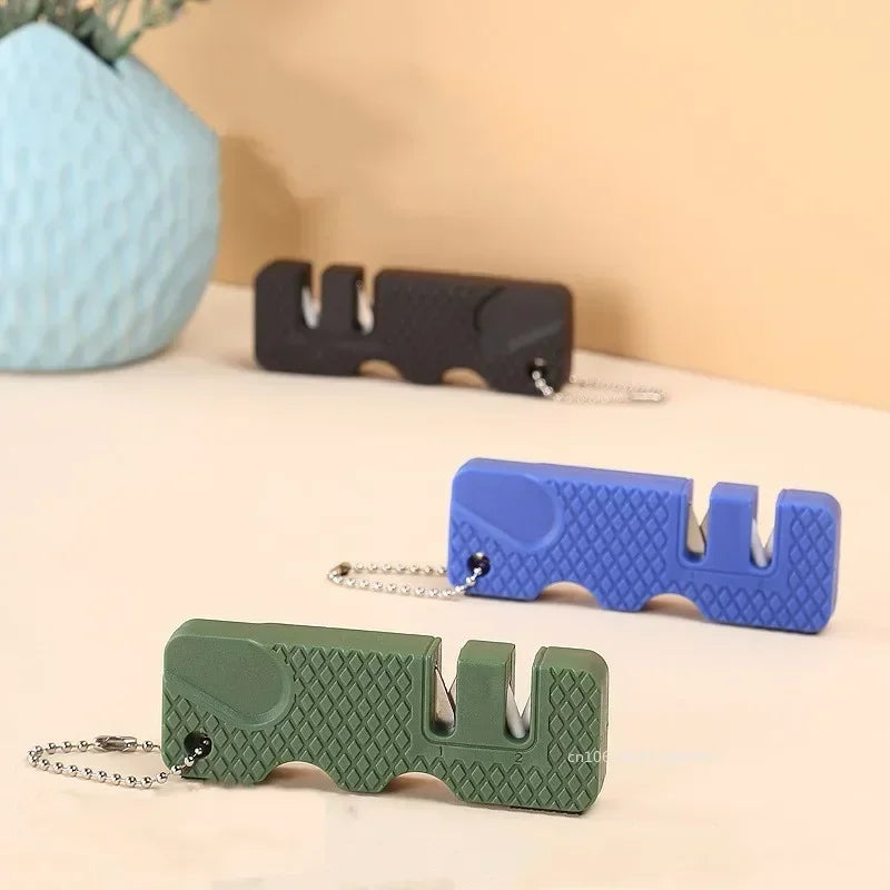 Affûteur de couteaux de cuisine, outil d'affûtage en céramique de poche, ciseaux, engrenages, hameçon, couteau en carbure, outils multiples pour l'extérieur, Navajas