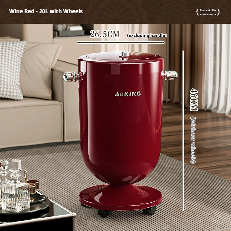 Poubelle Mobile Leasylife avec Roulettes – Haute et Moderne