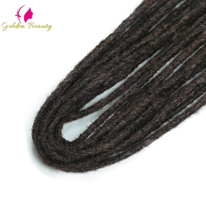 Extensions Dreadlocks Synthétiques 24” Double Extrémité, 10 Brins .