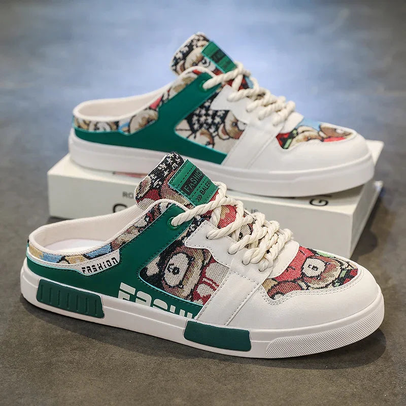 ELUVA Sandales d'été pour hommes Chaussures coulissantes respirantes Confortables pour l'extérieur Semelle légère Sandales de marche décontractées antidérapantes .