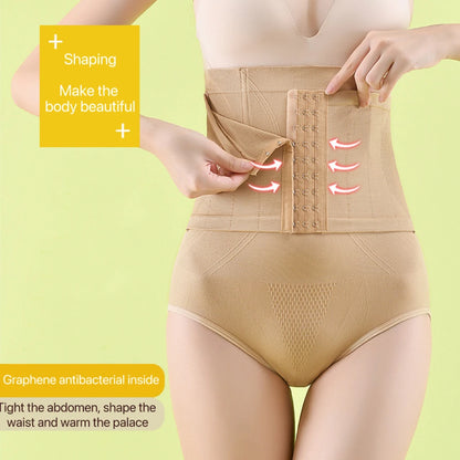 Sous-vêtements amincissants femmes – Slips shaper taille haute  2 piècesavec boucle réglable