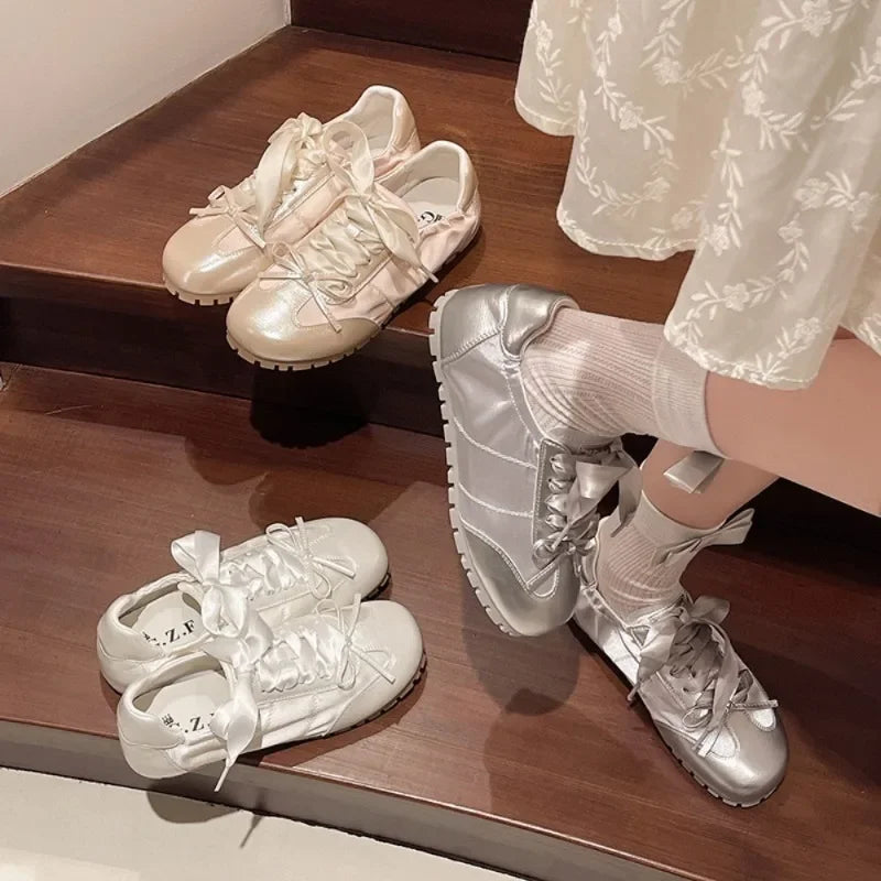 Ballerines printemps femmes, bout rond, sangle croisée, semelle souple, style élégant