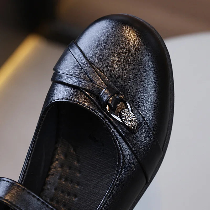 Chaussures polyvalentes cuir petites filles – Modèle scolaire, cérémonies et spectacles