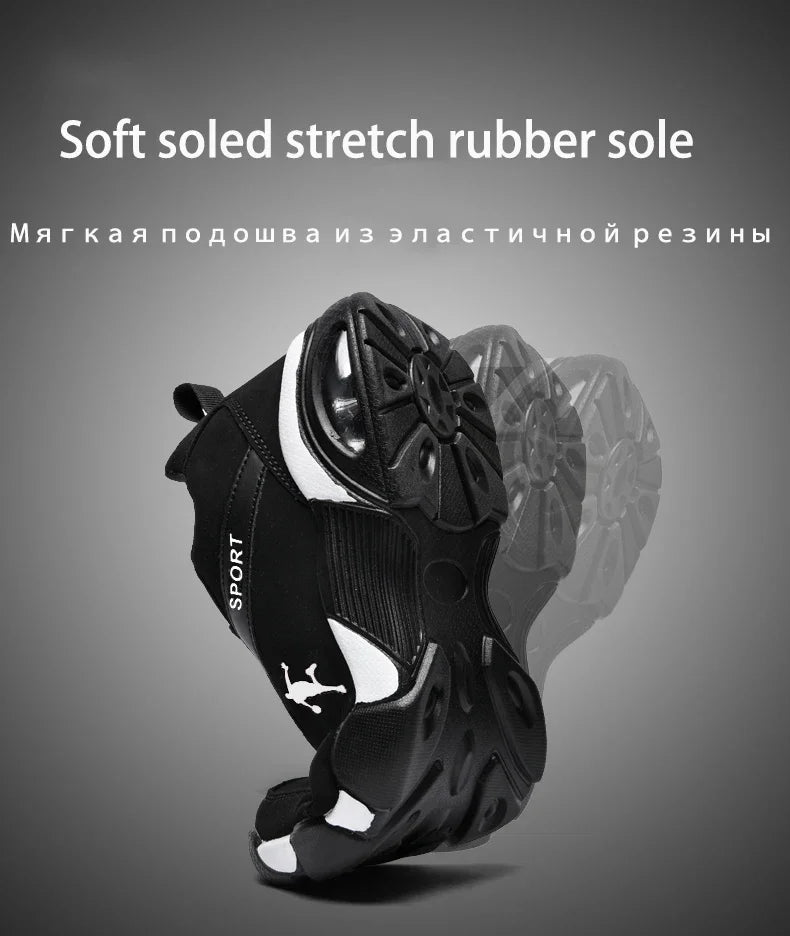 Baskets running homme cuir & maille, confort, extérieur, jogging .