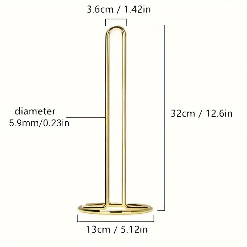 1pc,Distributeur de Mouchoirs Doré Brillant de Qualité Premium .