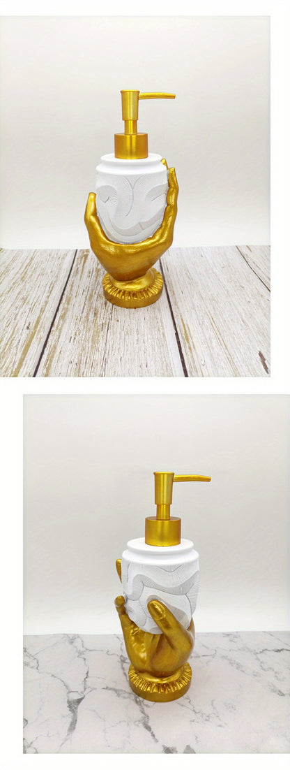 Distributeur de Savon Résine Doré à Empreinte – Sans Mercure .
