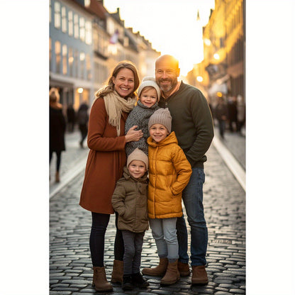Tableau Photo en Dessin Animé – Art Mural Personnalisé, Idée Cadeau.