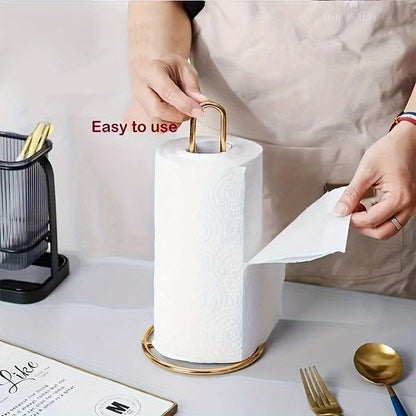 1pc,Distributeur de Mouchoirs Doré Brillant de Qualité Premium .