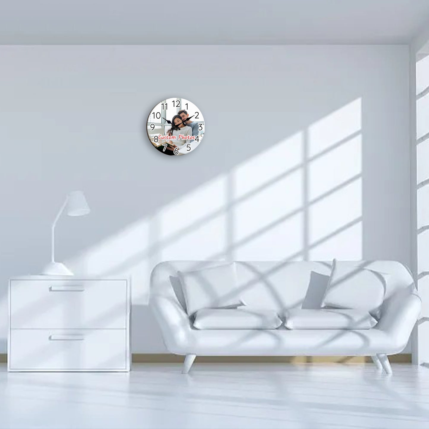 Horloge Murale Personnalisée en Bois – Décorative, Style Chef, Cuisine/Salle de Jeux, Fonctionne à Piles."