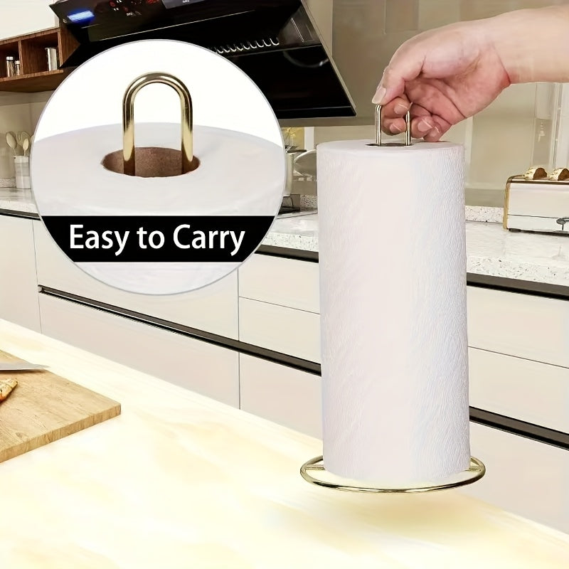 1pc,Distributeur de Mouchoirs Doré Brillant de Qualité Premium .