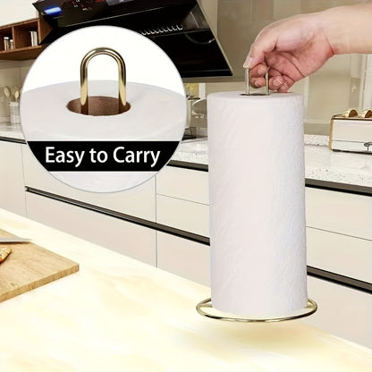 1pc,Distributeur de Mouchoirs Doré Brillant de Qualité Premium .